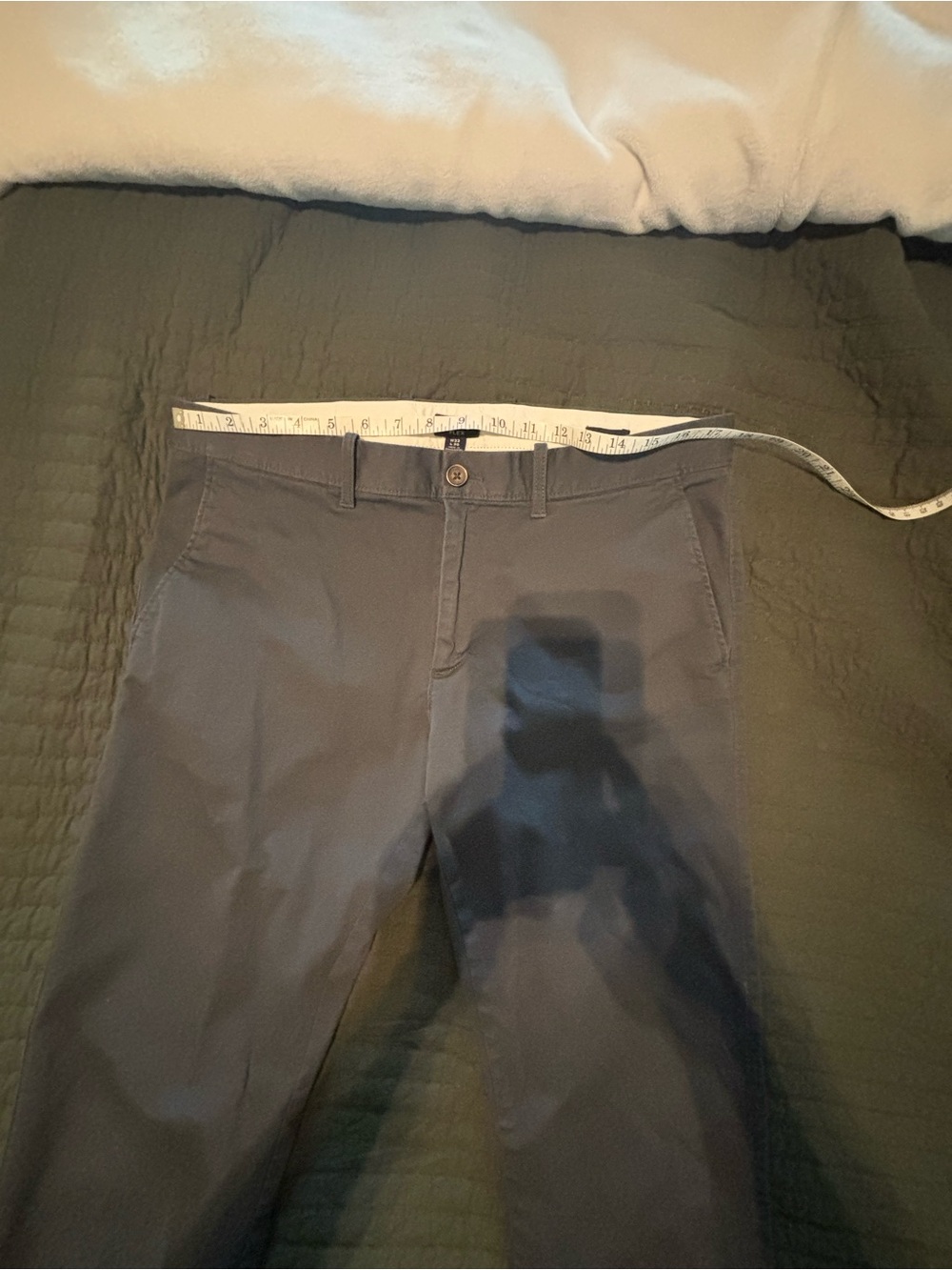 J Crew- Slim Fit Gray Chino Pants 33x30